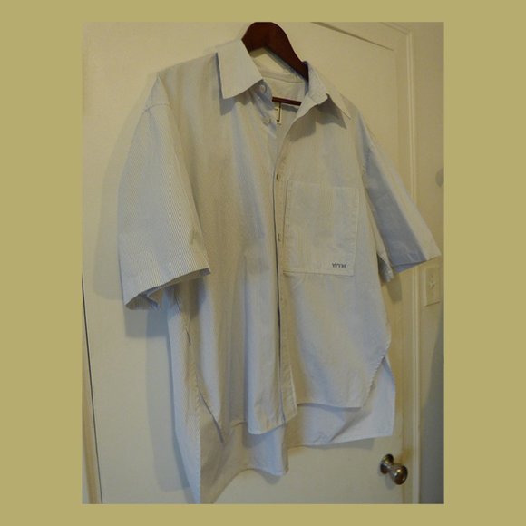 WOOYOUNGMI - Two-length lateral slit white shirt - Sz 52 - Picture 5 of 12